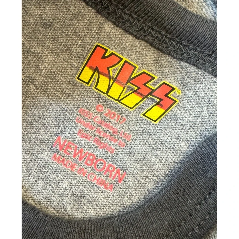 Kiss‎ Rock Band Newborn Bodysuit Boy Girl Romper Outfit Gift One Piece Graphic